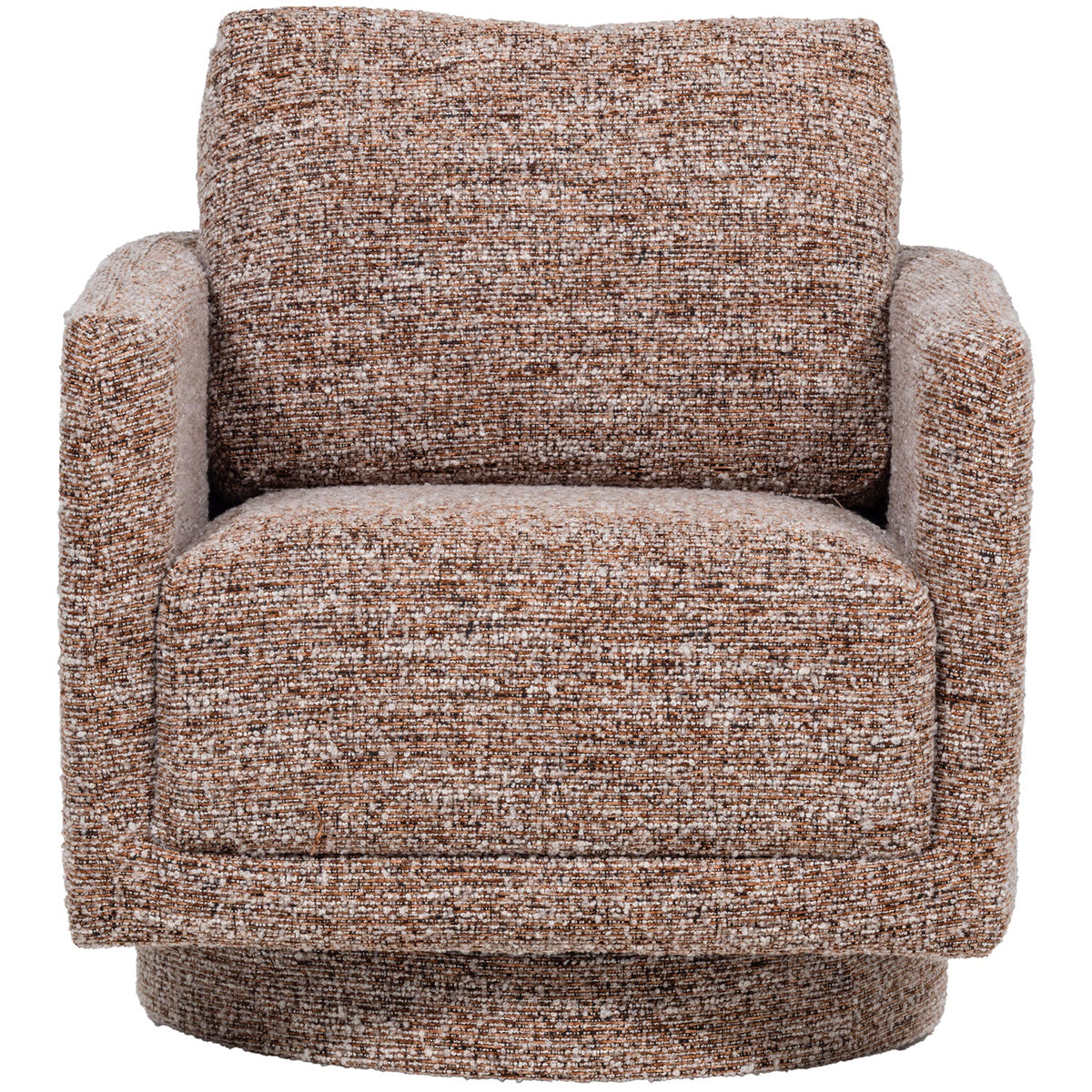Oska Boucle Swivel Armchair