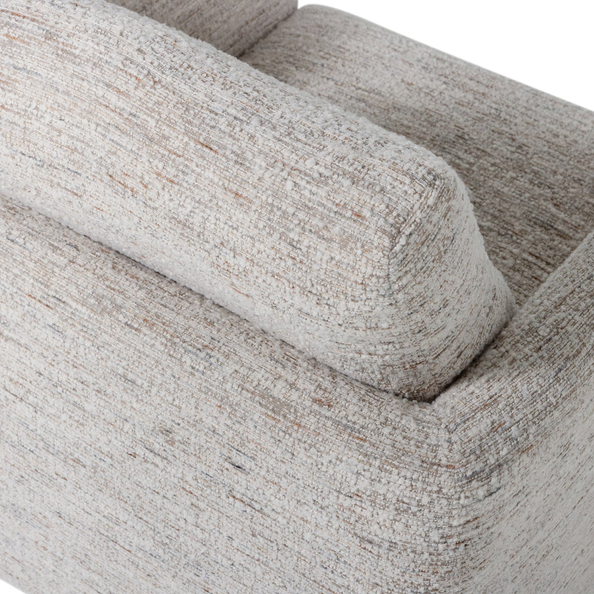 Oska Boucle Swivel Armchair