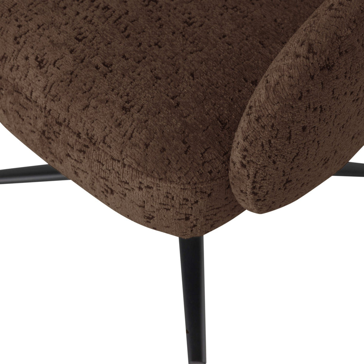 Pico Velvet Structured Swivel Armchair