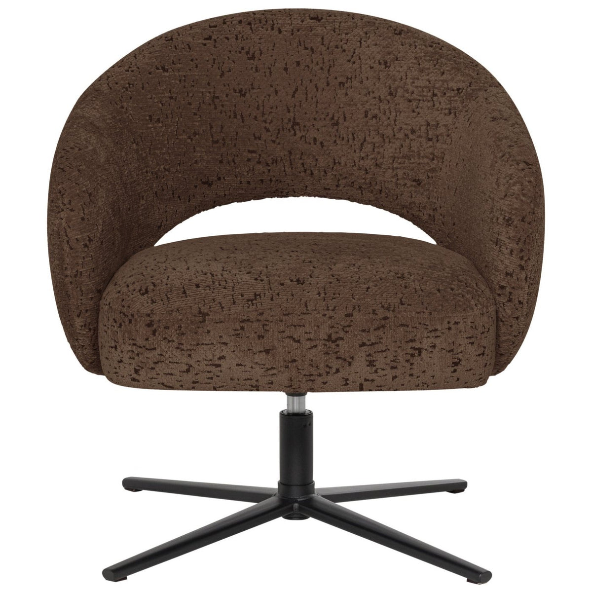 Pico Velvet Structured Swivel Armchair