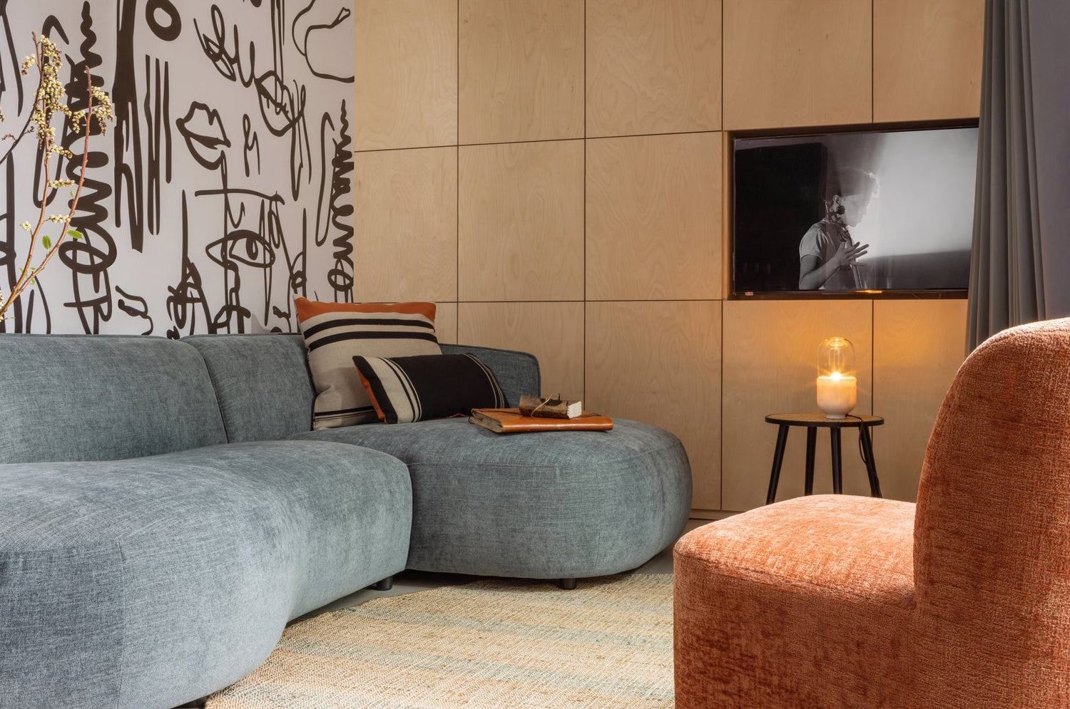 Polly Cups Chaise Longue Sofa