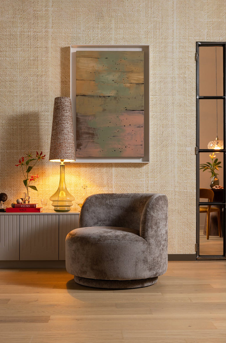 Popular Chenille Rotation Armchair