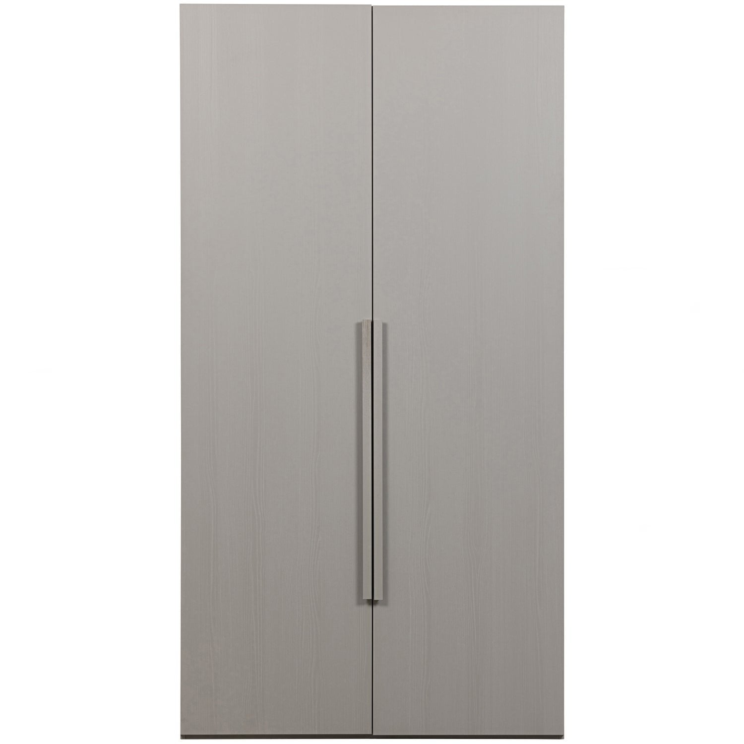 Rens Pebble Grey Long Handle 2 Door Wardrobe