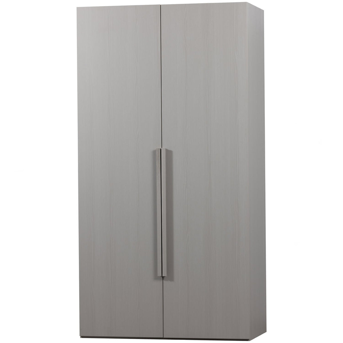 Rens Pebble Grey Long Handle 2 Door Wardrobe