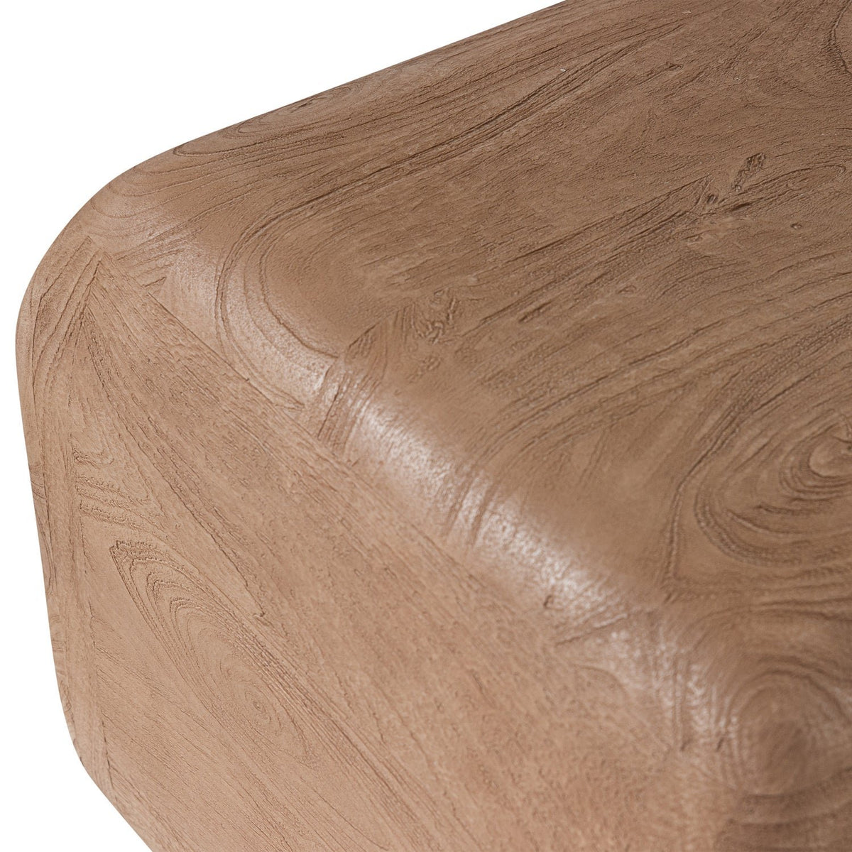 Rimea Light Brown Mango Wood Side Table