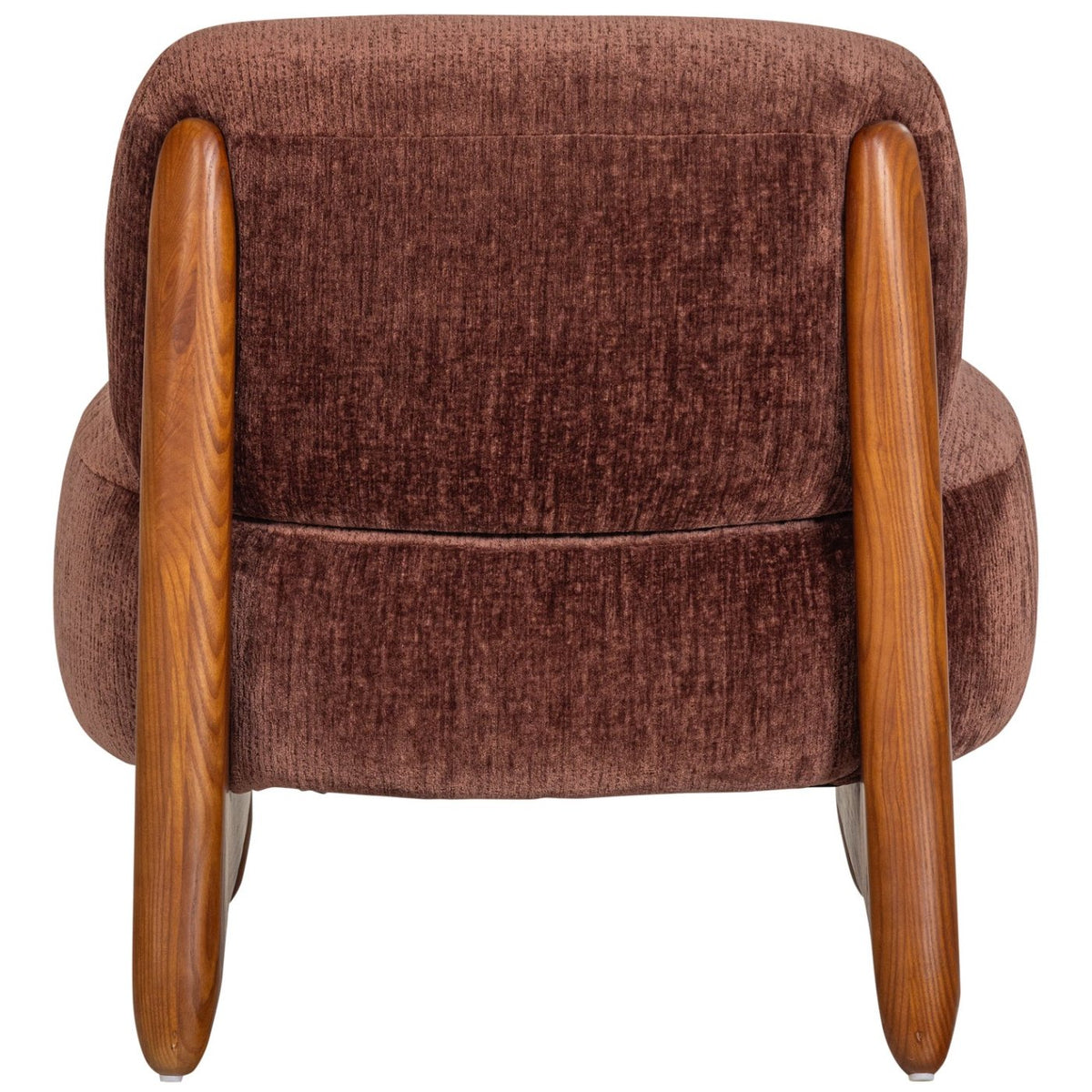 Runi Wood/Velvet Armchair