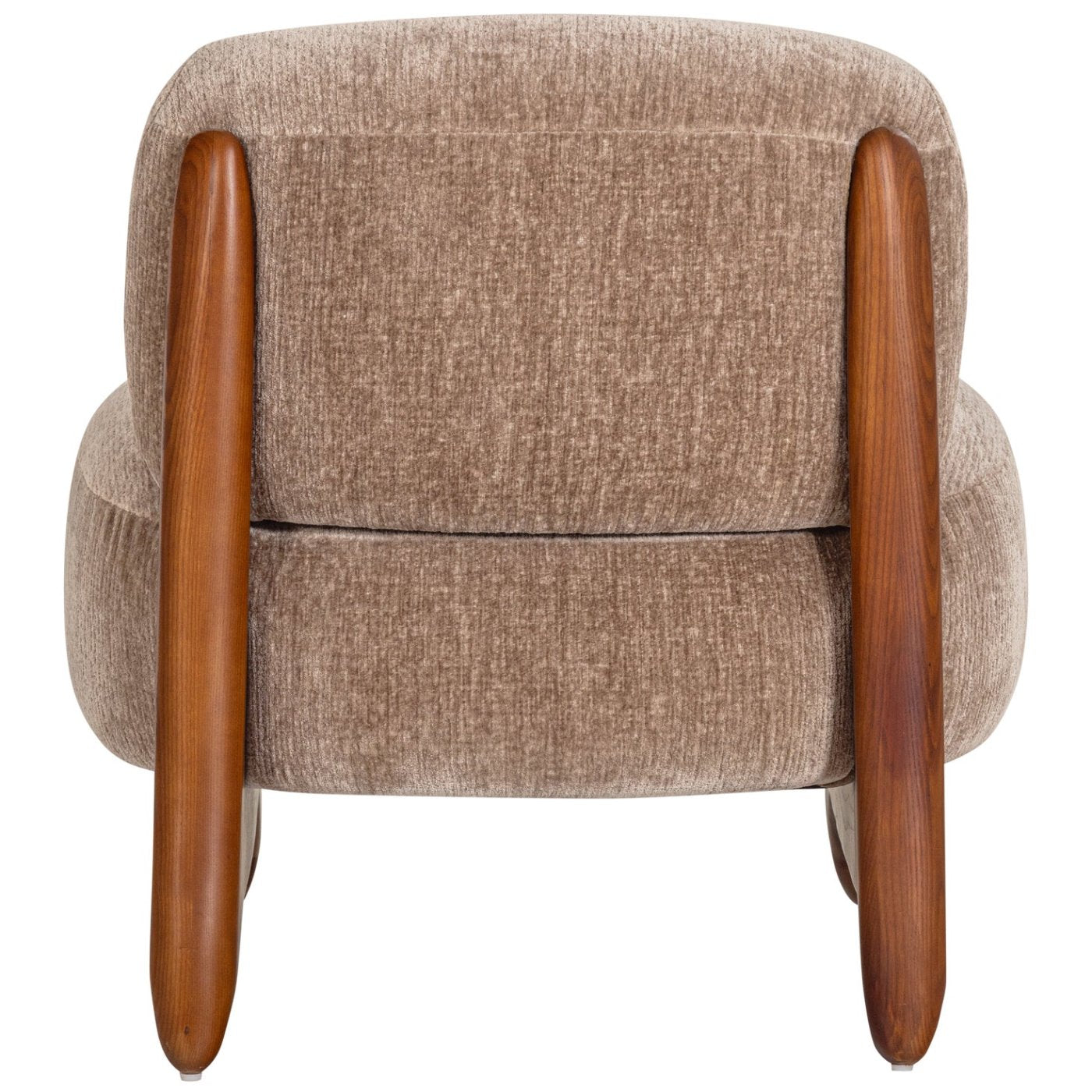Runi Wood/Velvet Armchair
