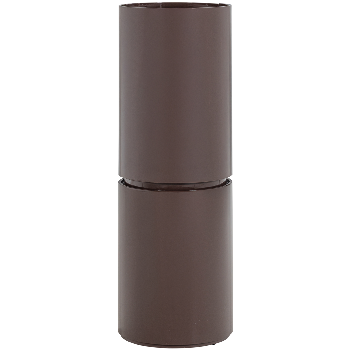 Sera Dark Brown High Gloss Round Cabinet