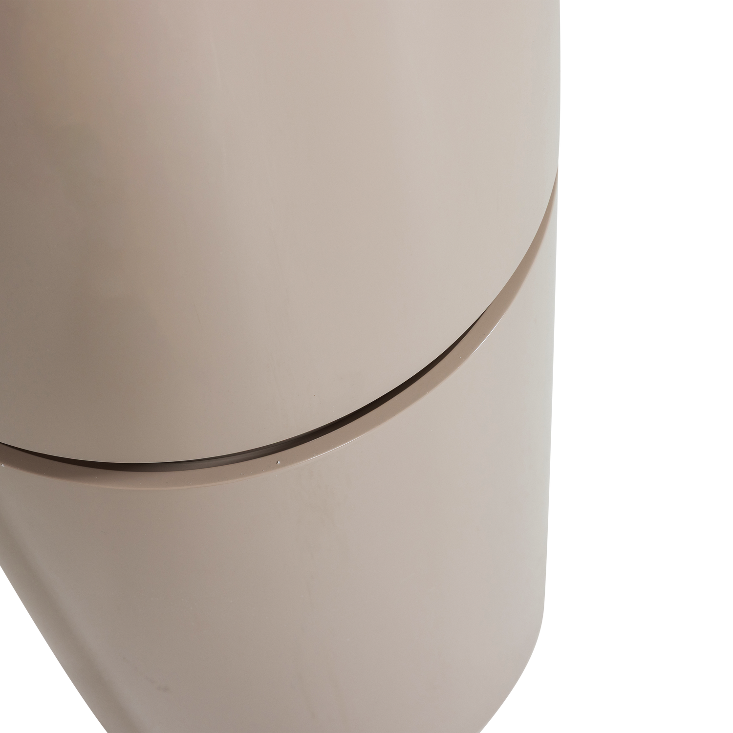 Sera Sand High Gloss Round Cabinet