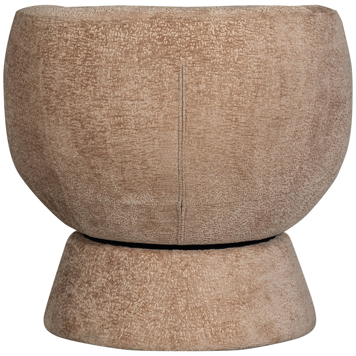 Shuffle Natural Chenille Swivel Armchair
