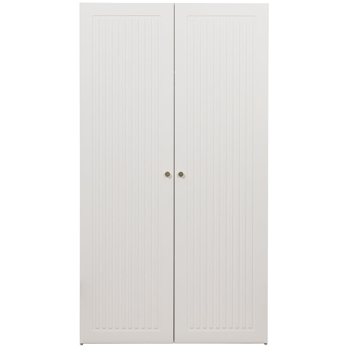 Sipke White Pine Wood Wardrobe