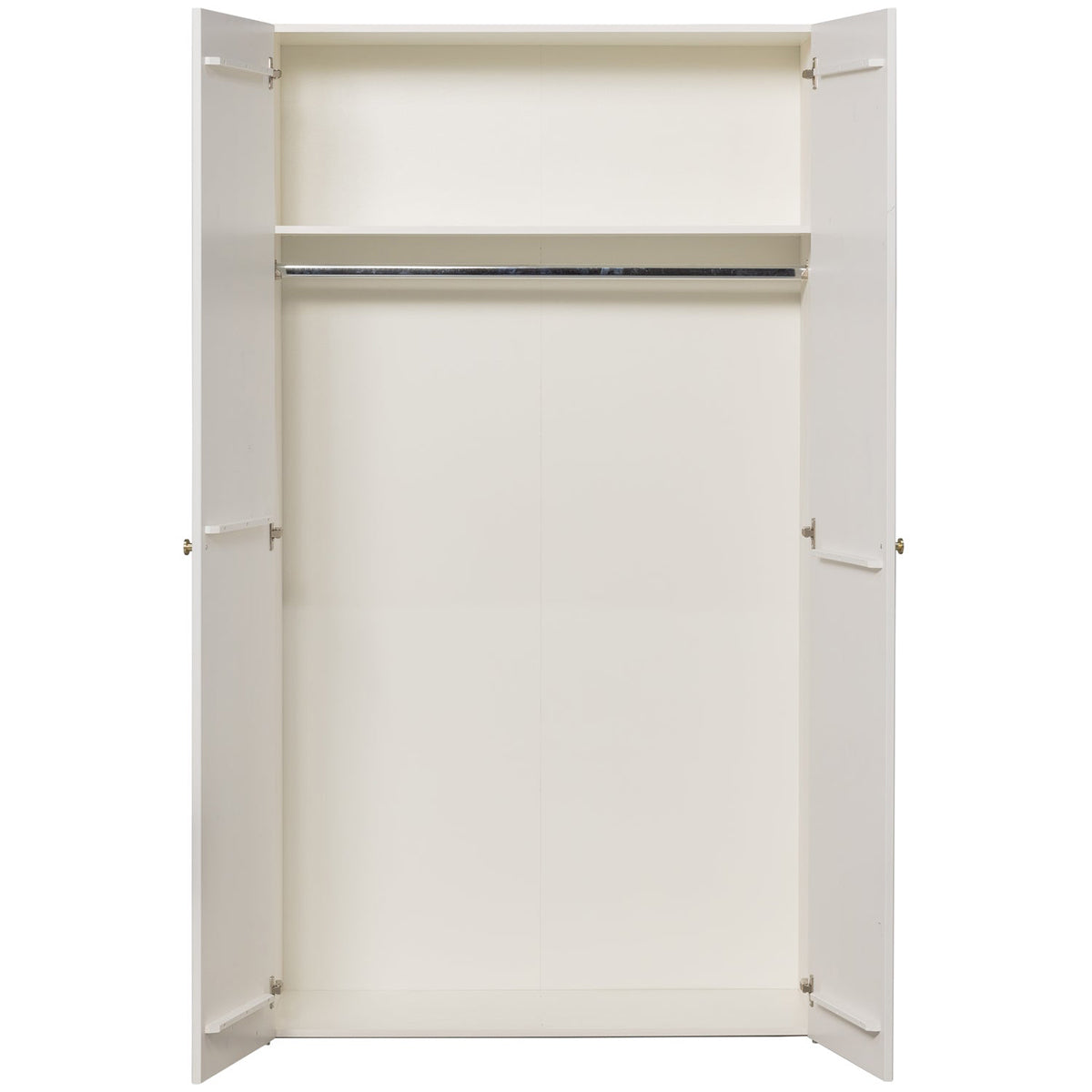 Sipke White Pine Wood Wardrobe