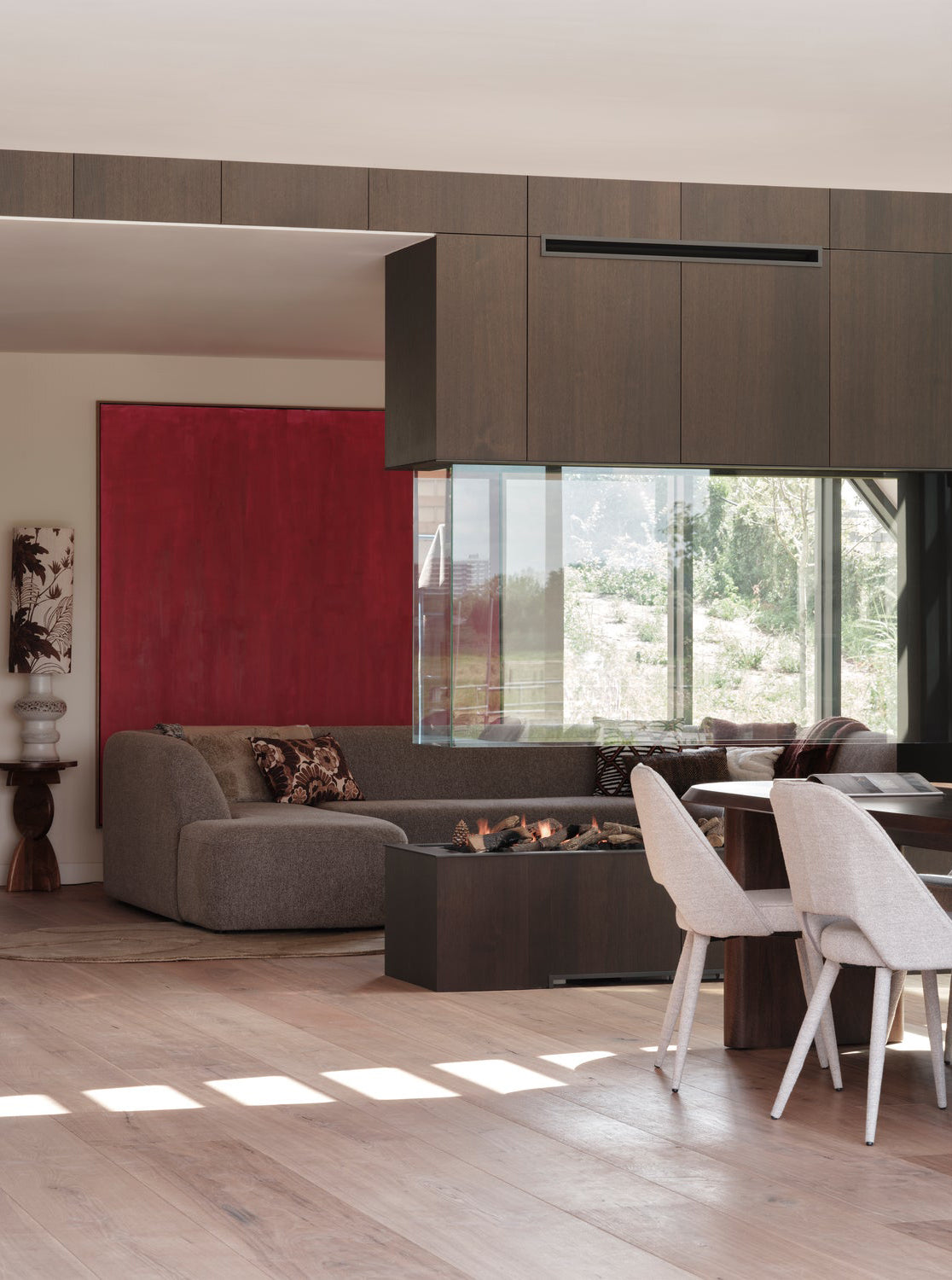 Sloping U Shape Sofa