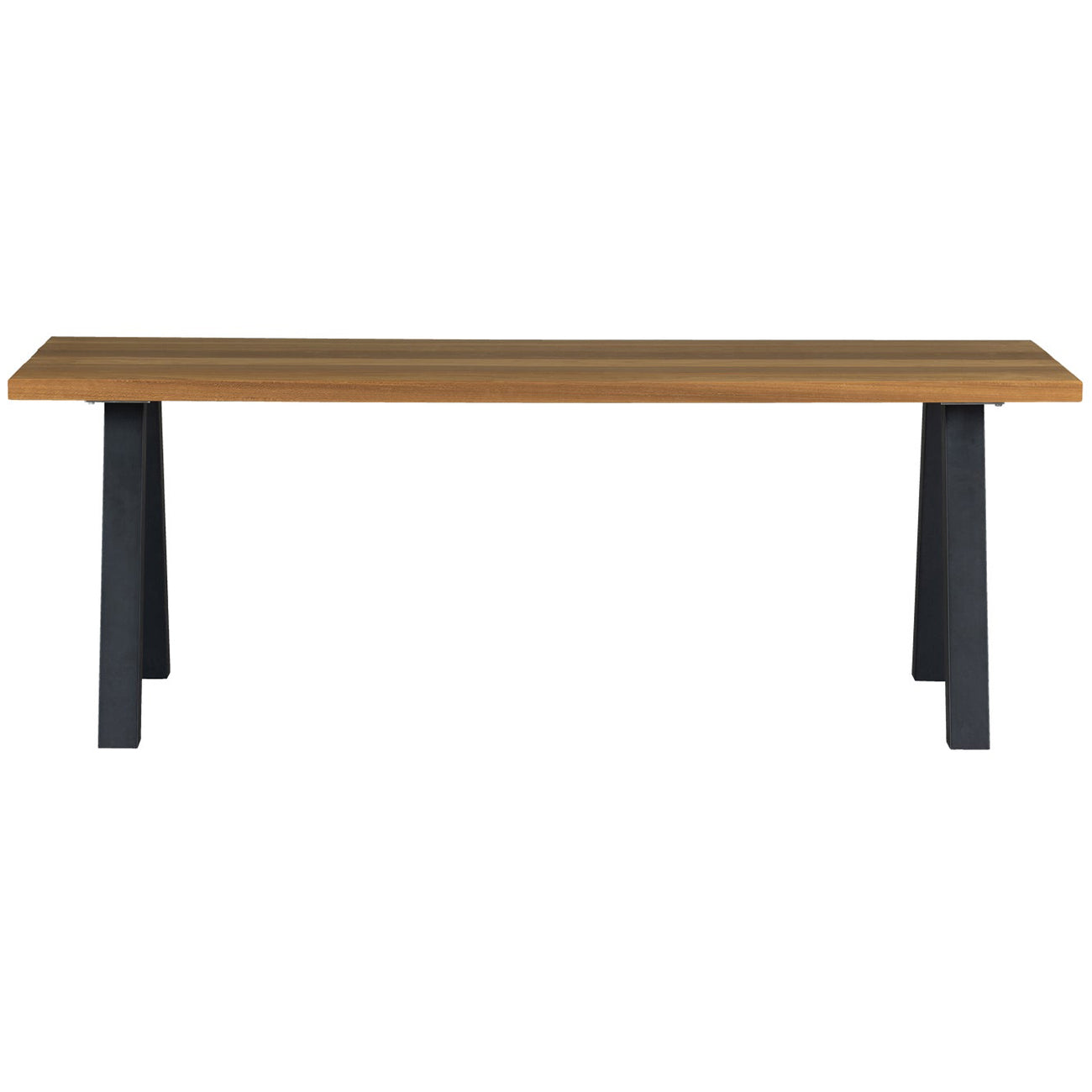 Tablo Ayous Wood Garden Table with Metal Legs