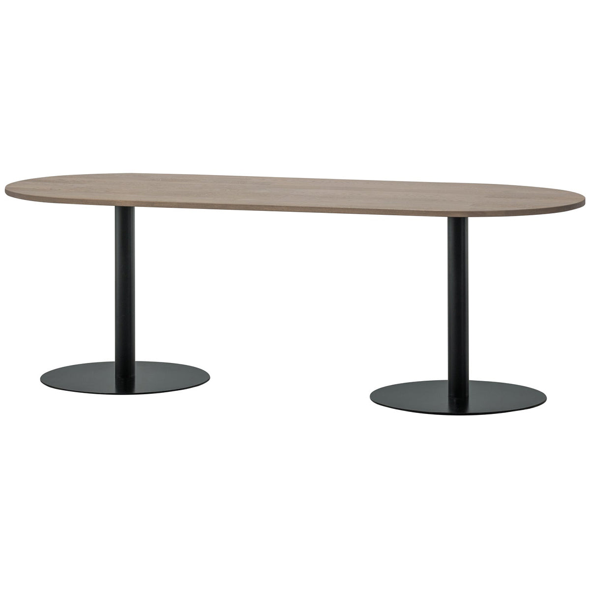 Tablo Oval Double Legs Dining Table