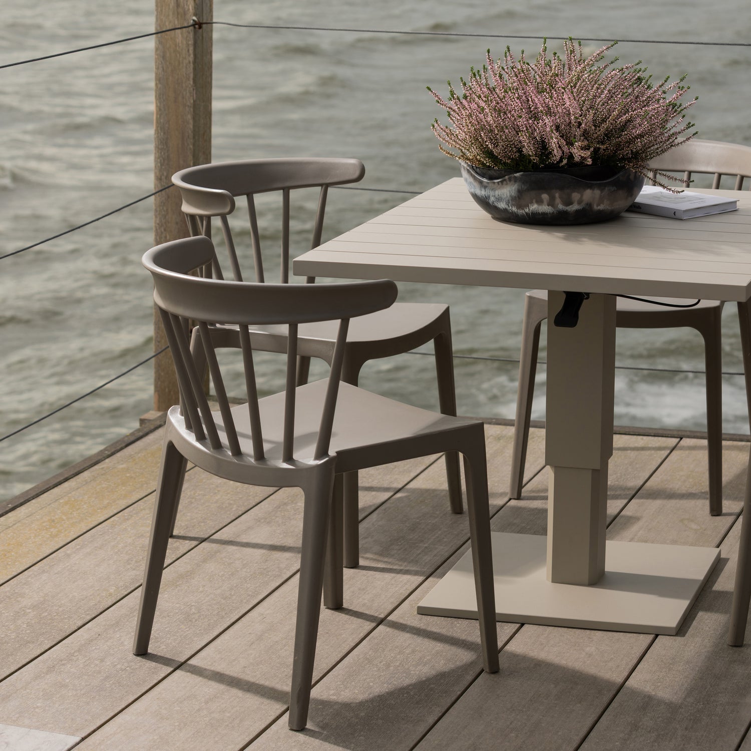 Tesso Height Adjustable Garden Table