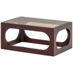 Trax Brown Acacia Wood Coffee Table