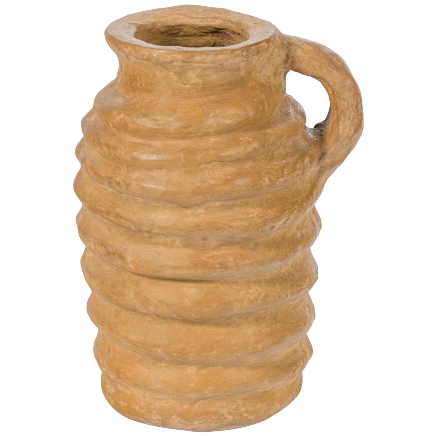 Ture Honey Yellow Papier Mache Decoration Vase