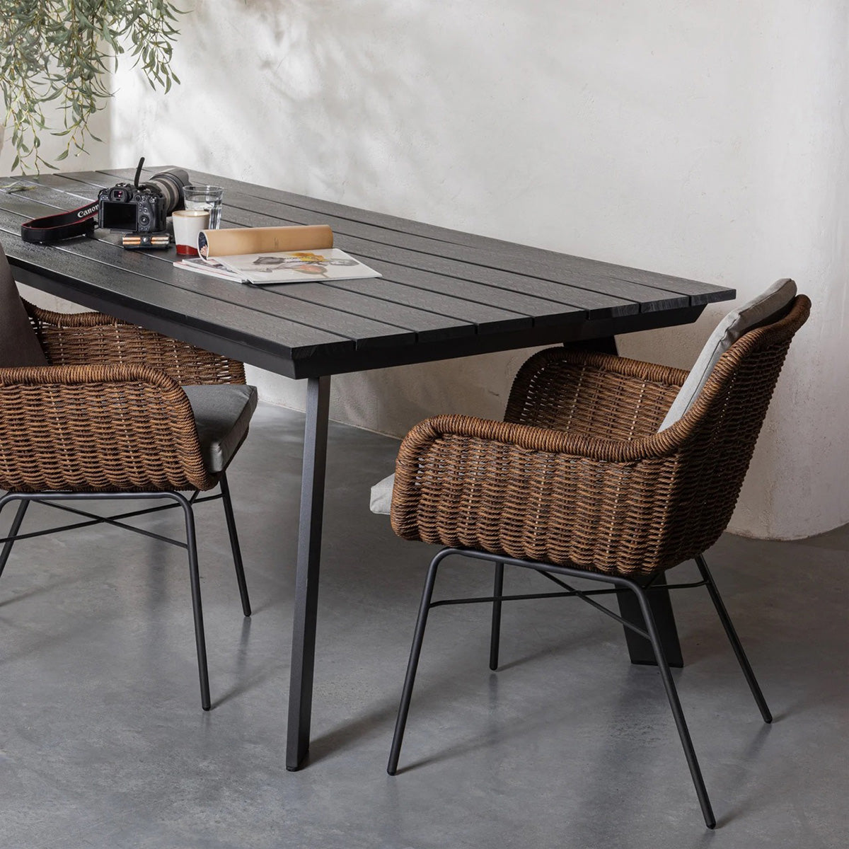 Veerle Anthracite Dining Table