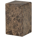 Vexa Brown Marble Side Table