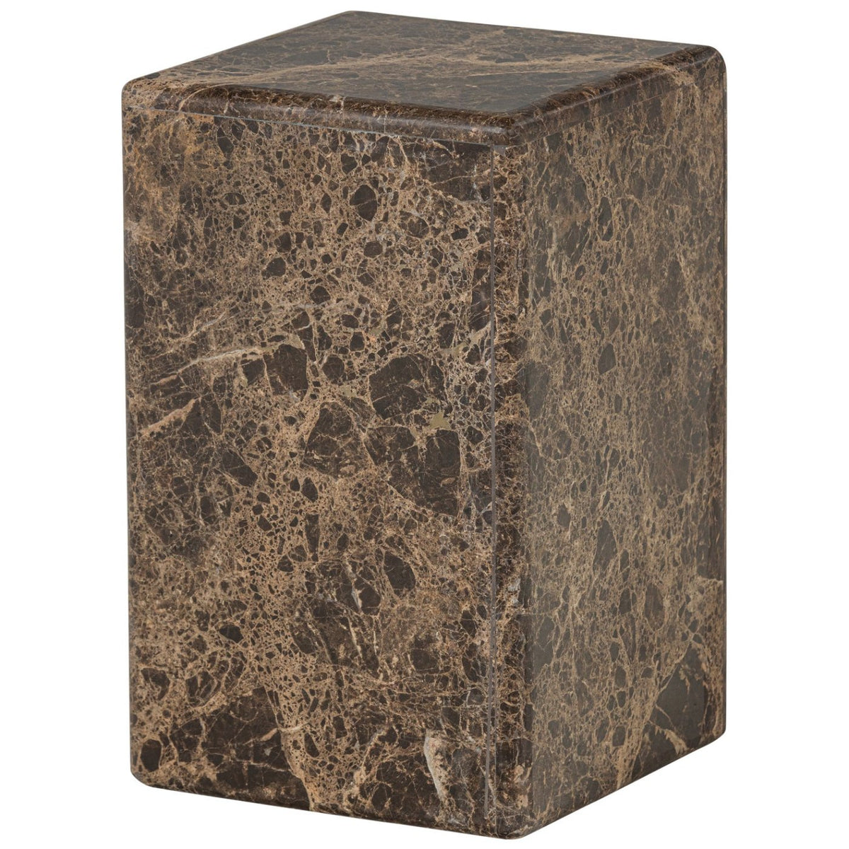 Vexa Brown Marble Side Table