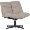 Vinny Sand Boucle Swivel Armchair