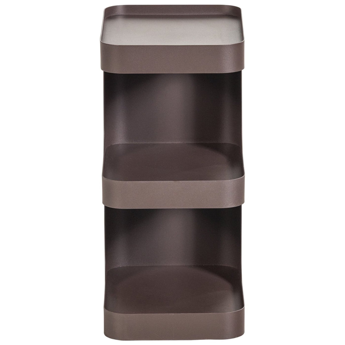 Vire Dark Brown Metal Side Table