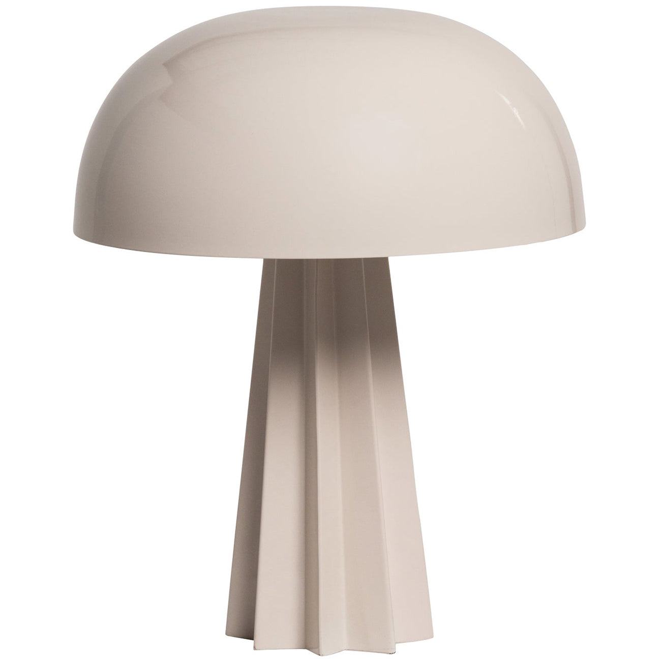 Virel Light Grey High Gloss Table Lamp