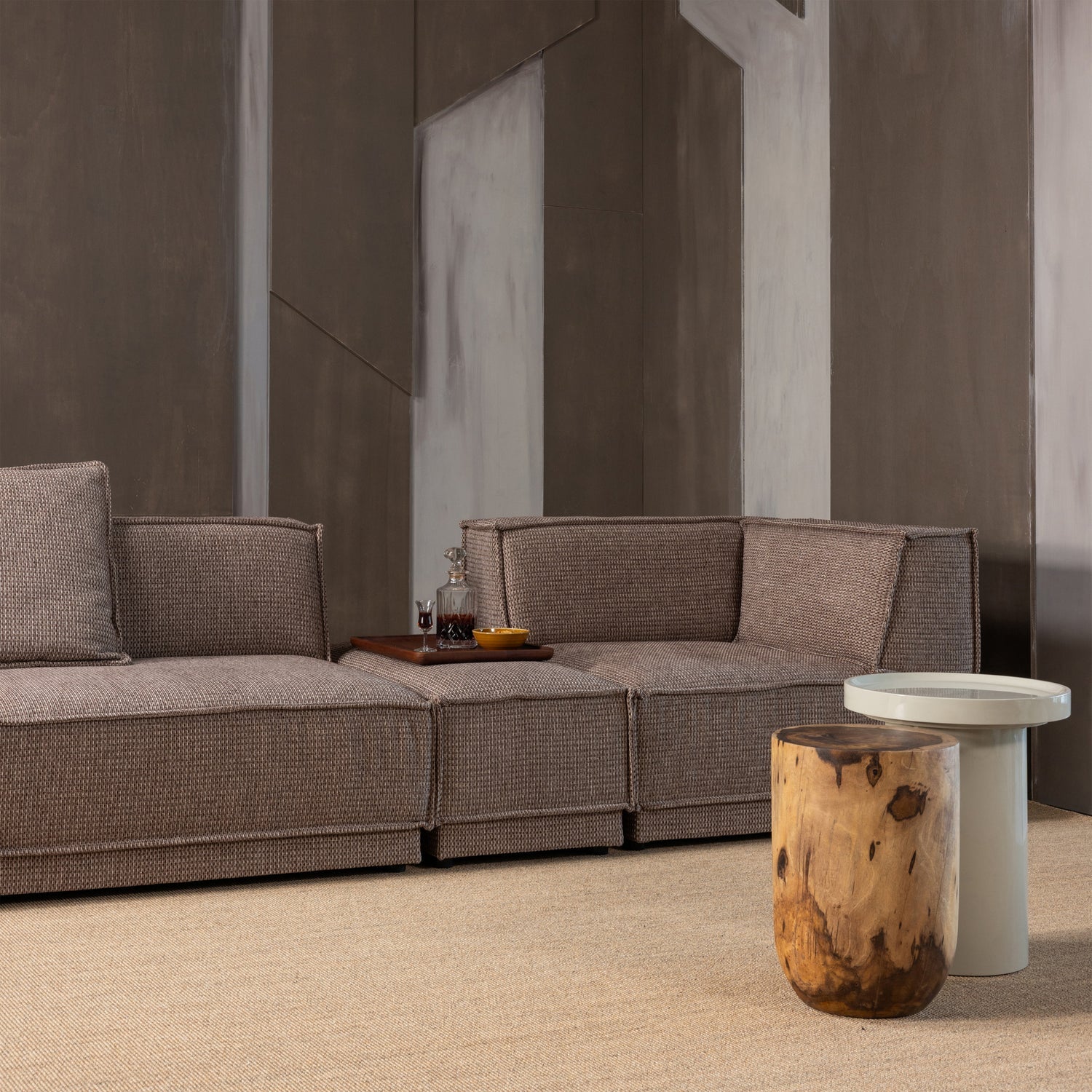 Viri Natural Wood Side Table