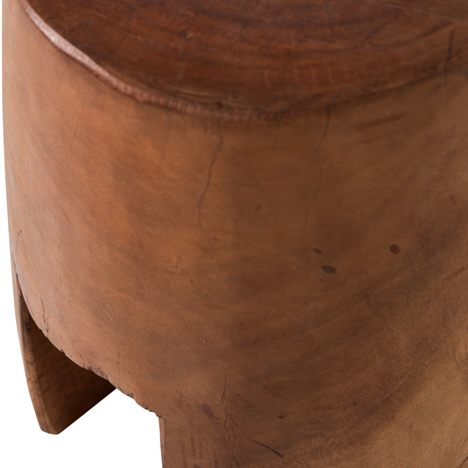 Viri Natural Wood Stool