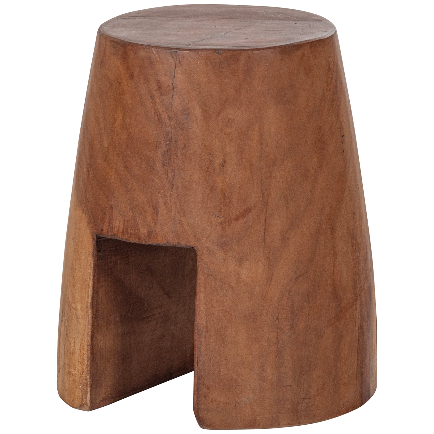 Viri Natural Wood Stool