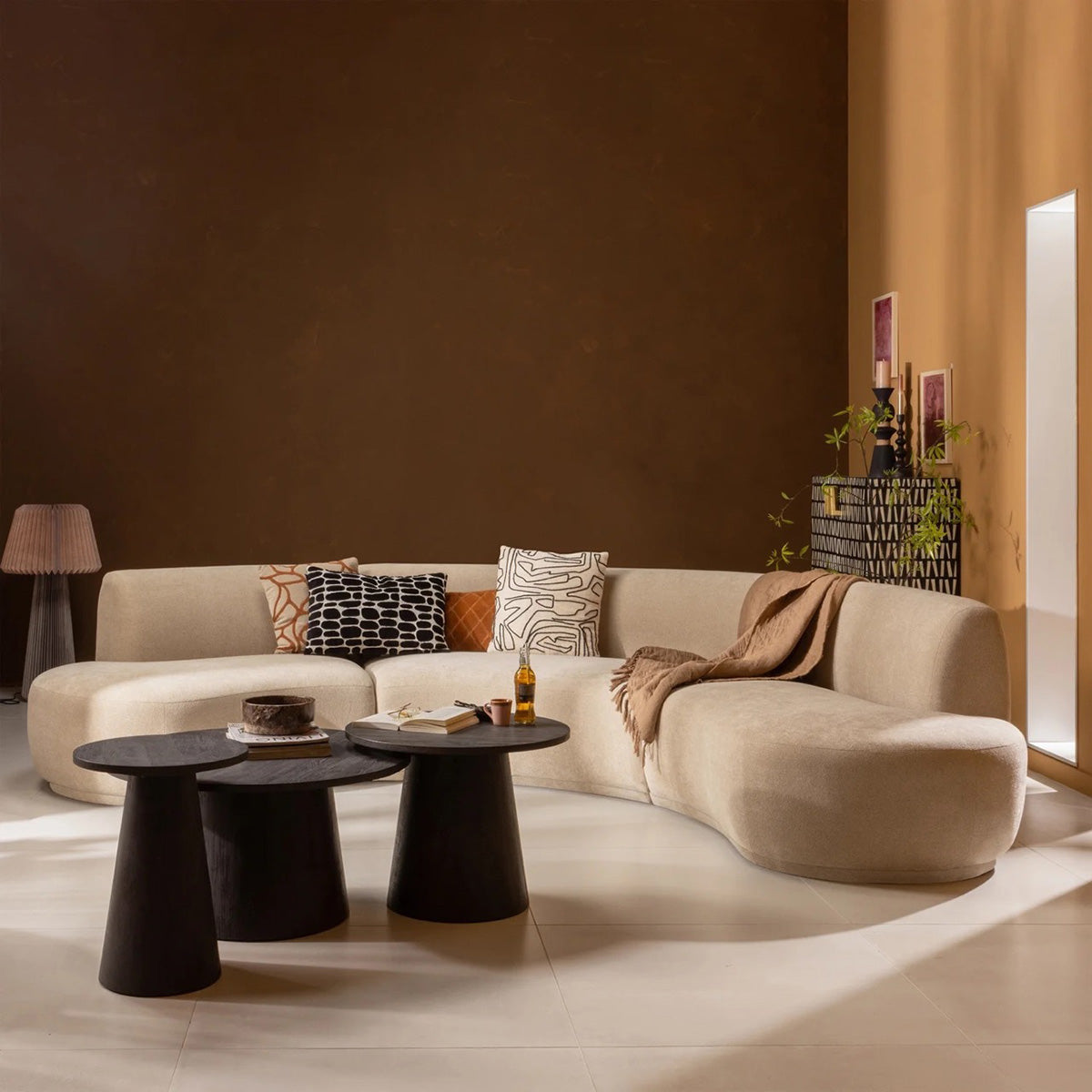 Maan Dark Brown Coffee Table