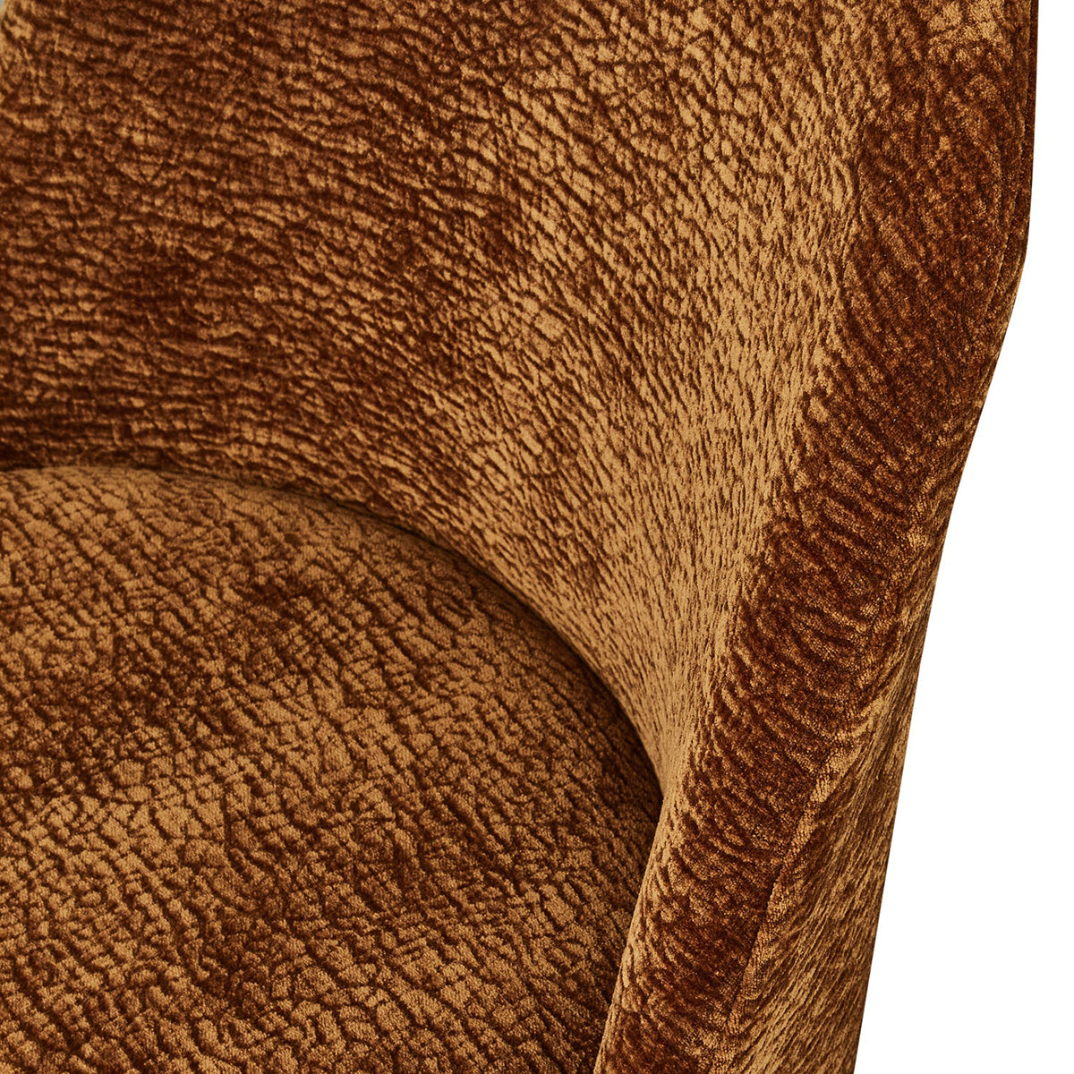 Vogue Chenille Dining Chair with Chrome Legs