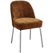 Vogue Chenille Dining Chair with Chrome Legs