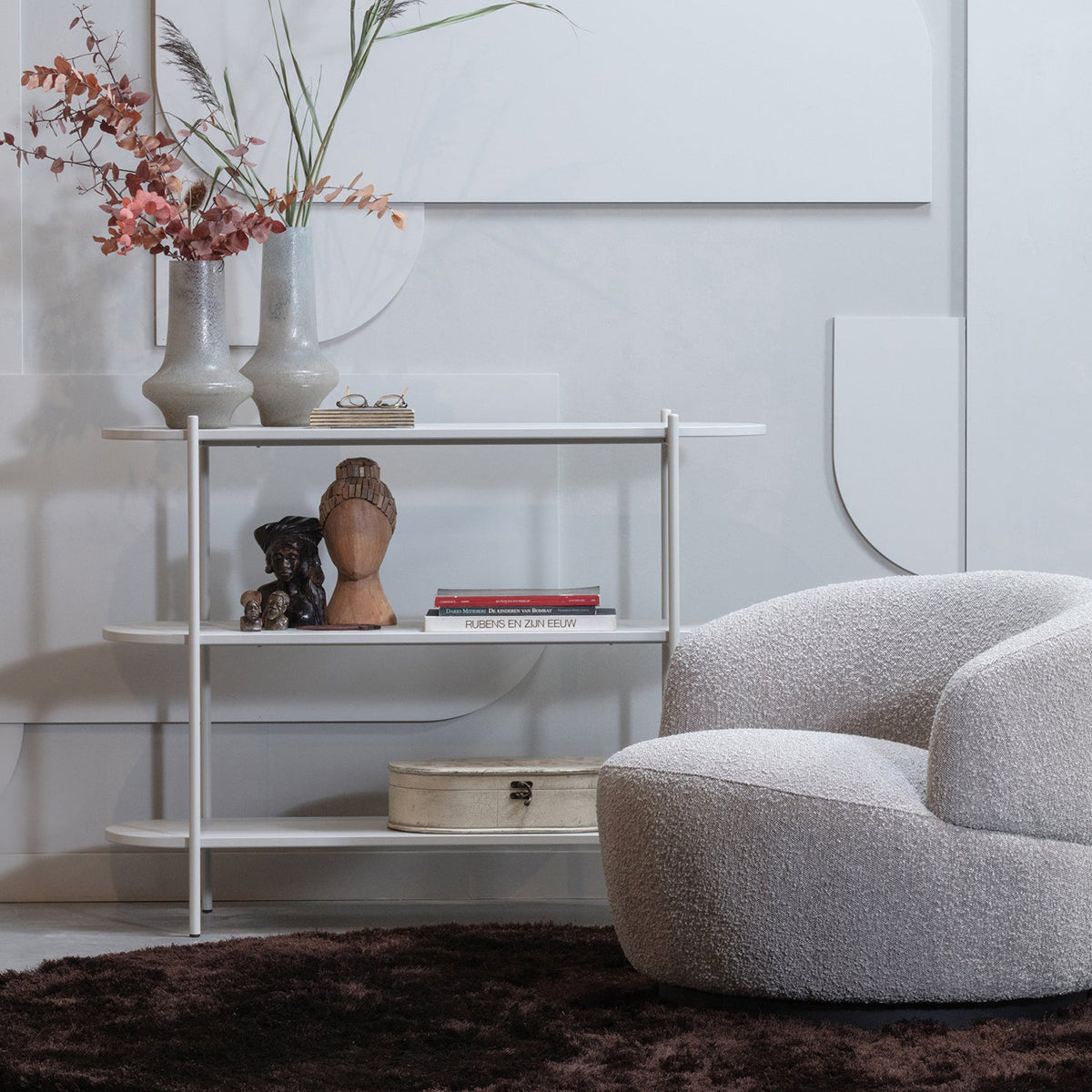 Woolly Swivel Armchair