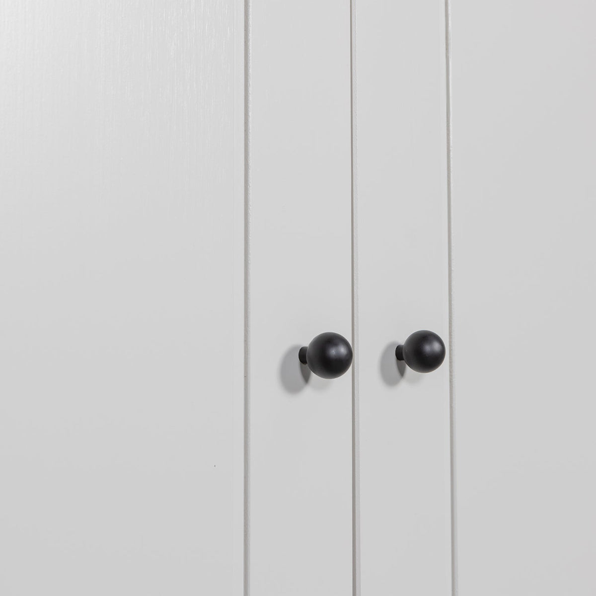 Xina Cloud Grey Pine Wood Wardrobe