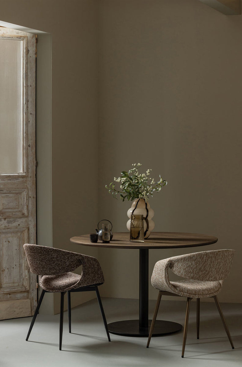 Yossi Tuscany Dining Chair with Metal Legs