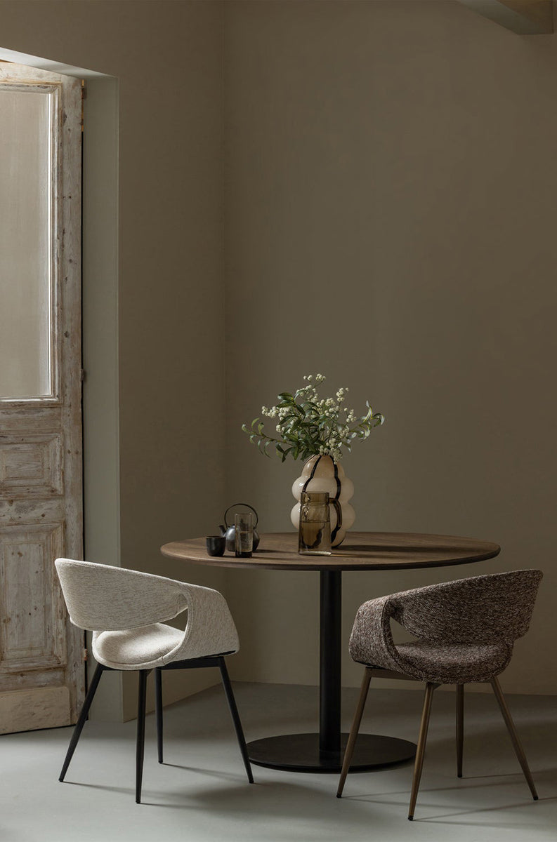 Yossi Tuscany Dining Chair with Metal Legs