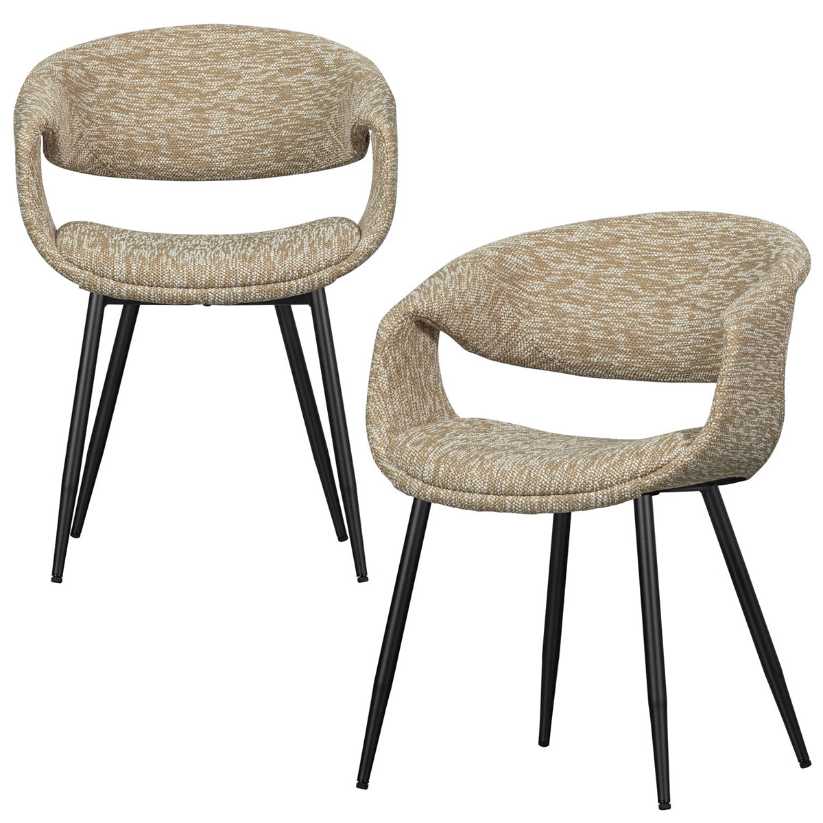 Yossi Tuscany Dining Chair with Metal Legs