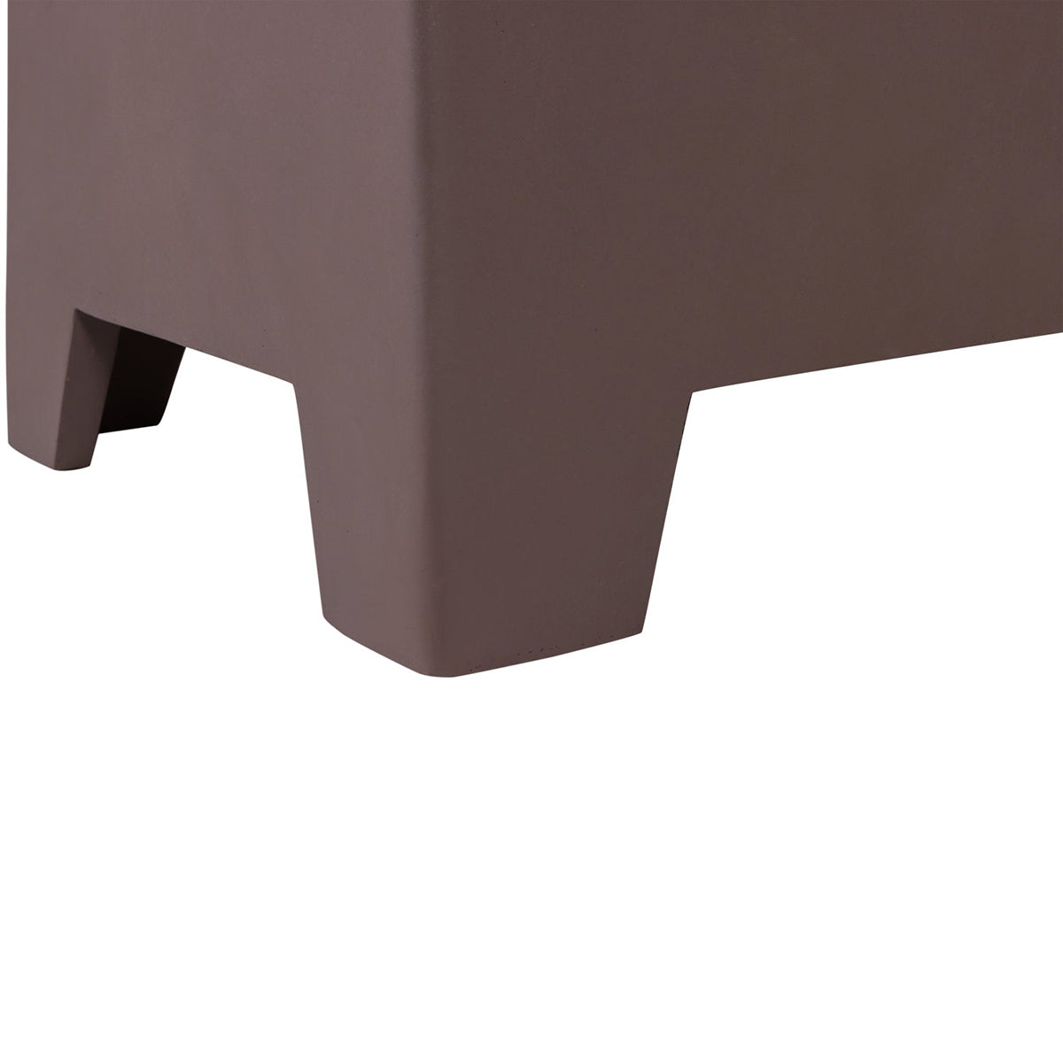 Zina Brown Low Side Table