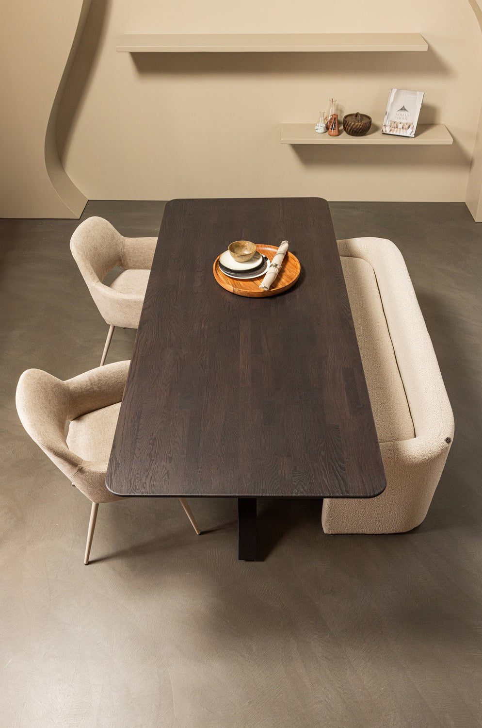 Zone Beige Oats Bench