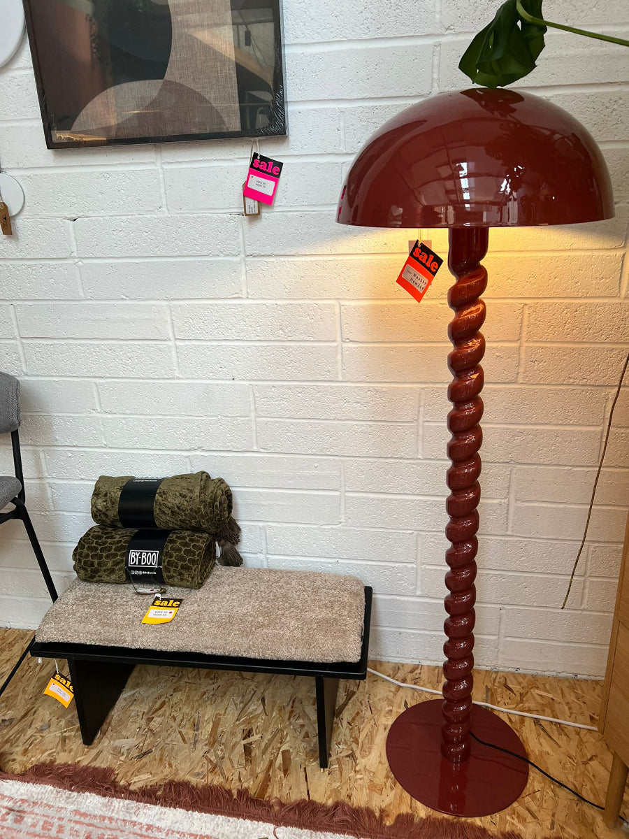 Luox Coral Red Floor Lamp