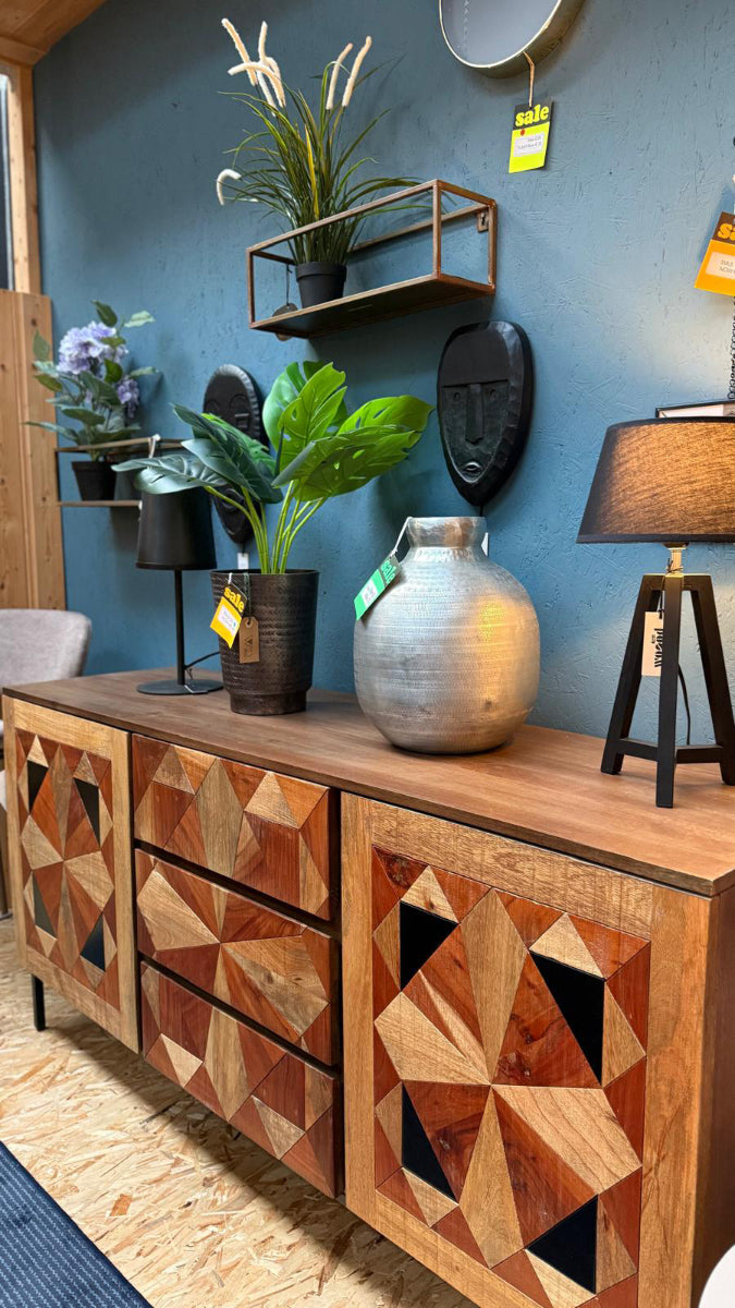 Limara Brown Mango Wood Sideboard (Outlet)