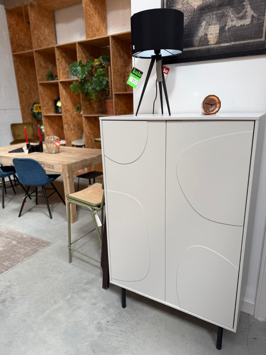 Cadiz Mist Pine Wood Storage Cabinet (Outlet)