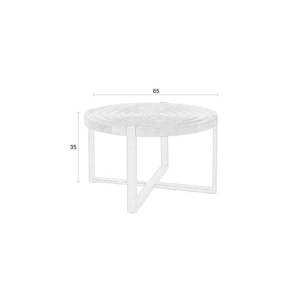 Buz Mango Wood Coffee Table