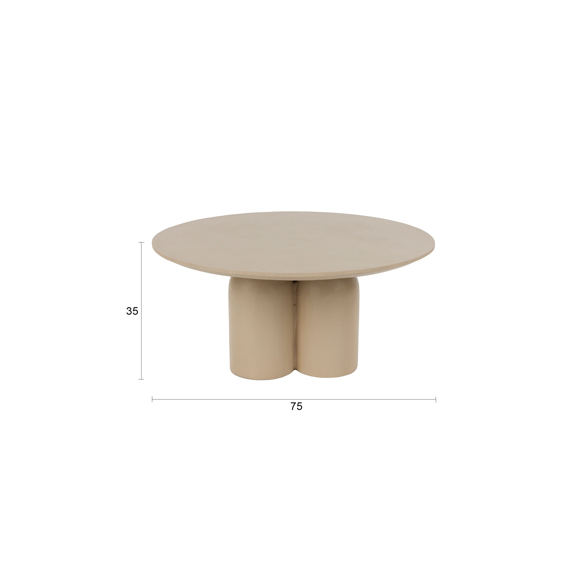 Ces Beige Coffee Table
