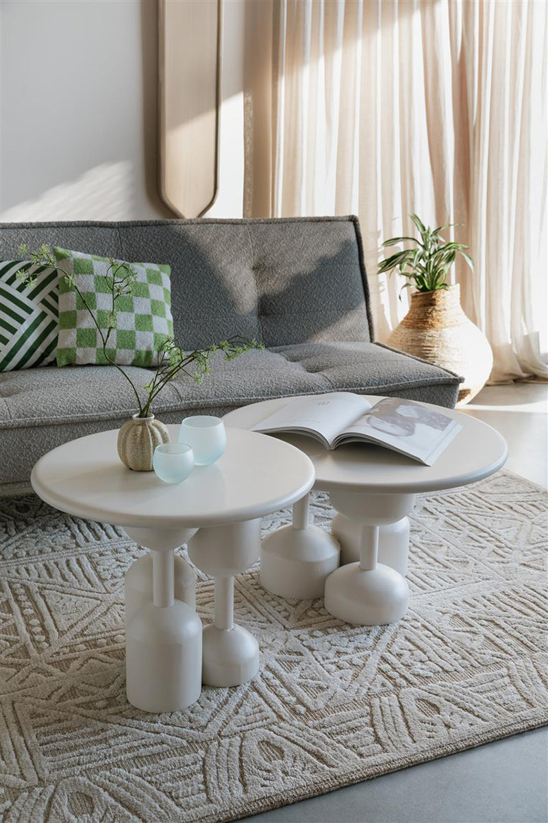 Dec Beige Side Table