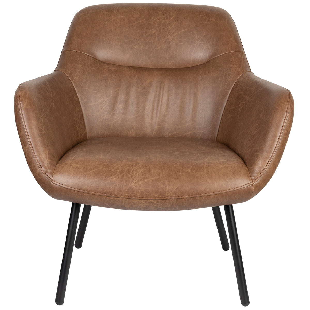 Dude Vintage Brown Lounge Chair