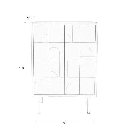 Funk Beige Low Cabinet - WOO .Design