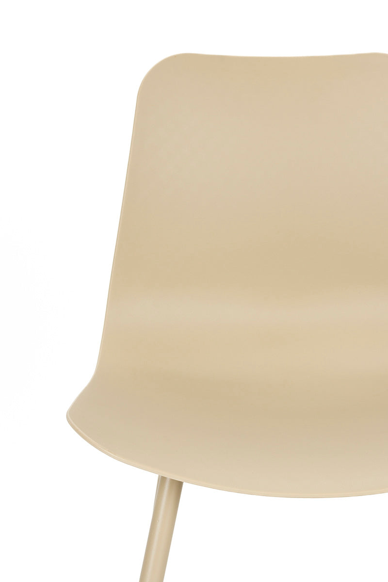 Leon All Beige Chair (2/Set)